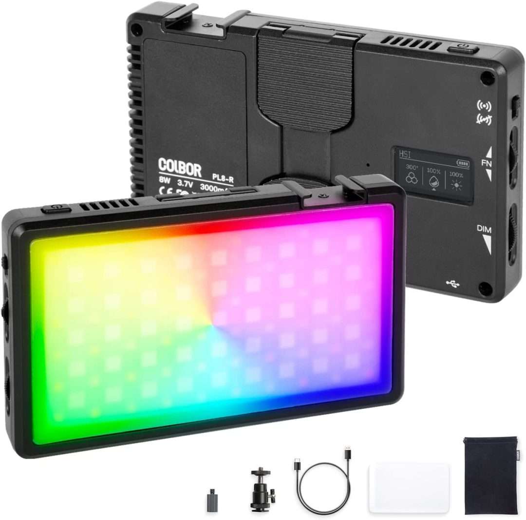 Colbor Light PL8R RGB LED 彩色口袋補光燈